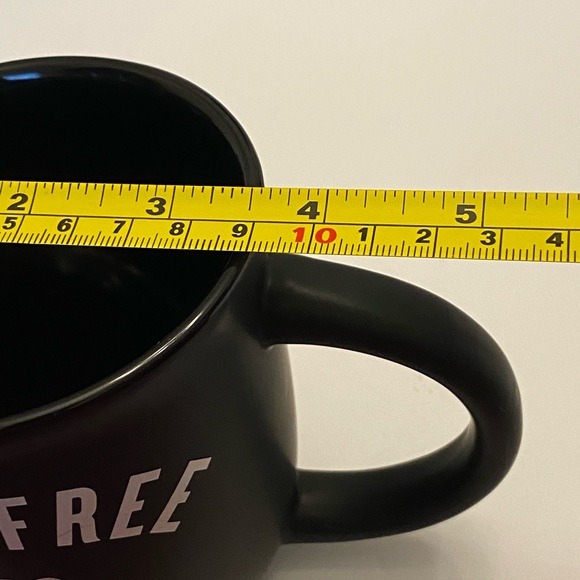 Landry’s Golden Nugget “It’s Free to be Nice” Black Satin Coffee Mug Brand New - Picture 4 of 7